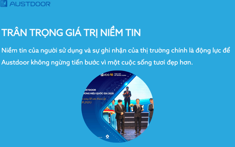 Chính sách hỗ trợ Đại lý Cửa cuốn Austdoor Huyện Tân Phú Đồng Nai