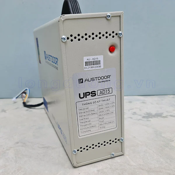 Bình lưu điiện cửa cuốn AD15-002