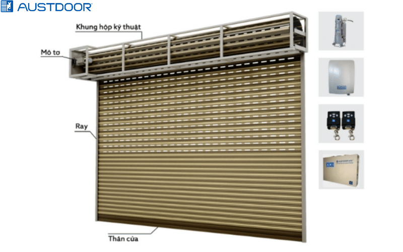 Cửa cuốn Austdoor tại Bạc Liêu