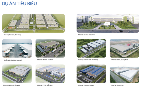 Dự án sử dụng cửa cuốn công nghiệp CN08 CN12 IS10