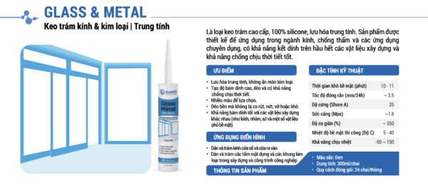 Keo Silicon GLASS & METAL