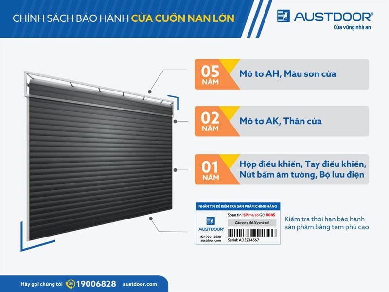 Báo giá cửa cuốn Austdoor Quận 8 TPHCM