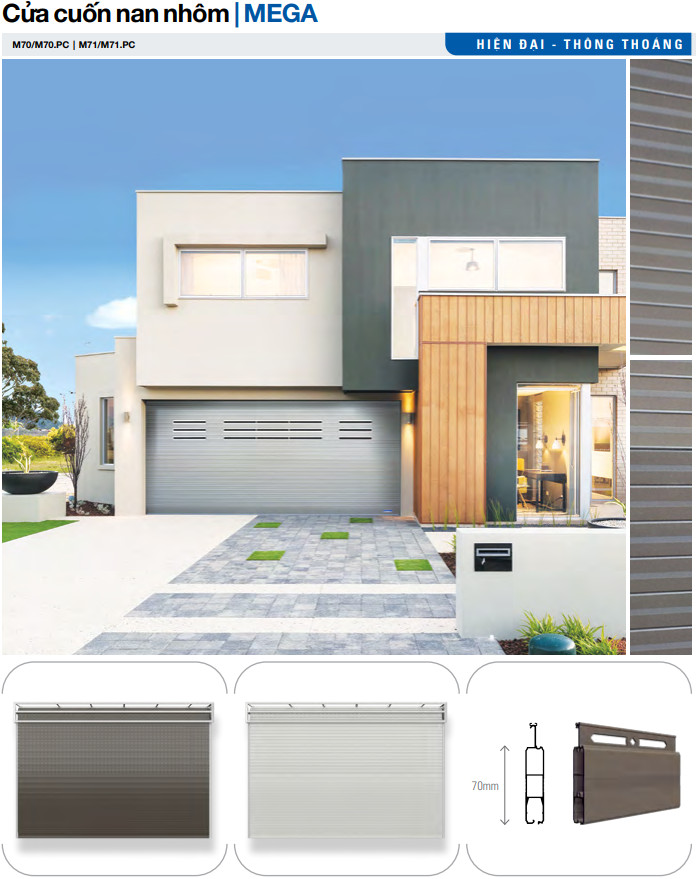 Lắp đặt thi công cửa cuốn Austdoor Quận 7 TPHCM