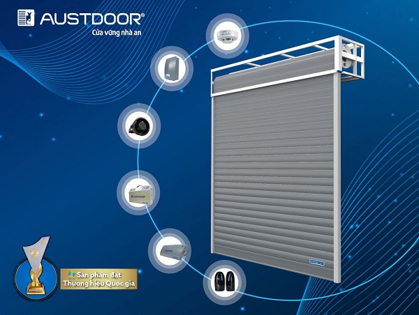 Lắp đặt thi công cửa cuốn Austdoor Quận 7 TPHCM