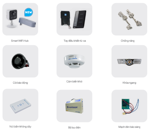 Phụ kiện cửa cuốn Bình lưu điện, Motor, Remote, điều khiển qua điện thoại Quận 3