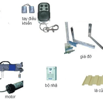 Phụ kiện cửa cuốn Bình lưu điện, Motor, Remote, Điều khiển qua điện thoại Quận 9