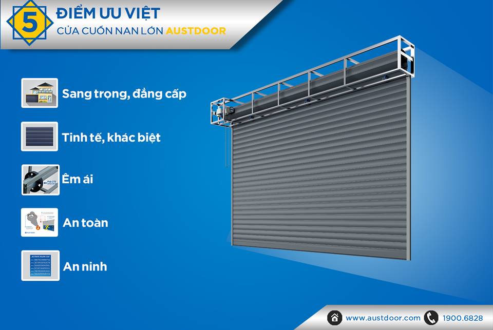 Cửa cuốn Austdoor tự động