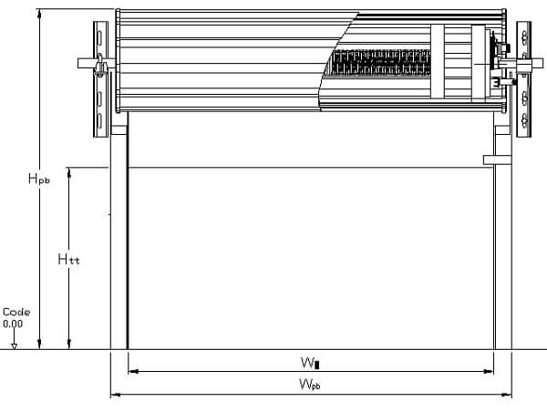 Kích Thước Cửa Cuốn Austdoor Tiêu Chuẩn 