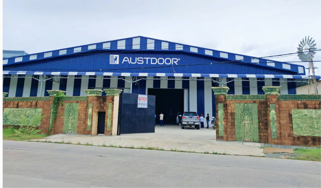 Nhà máy cửa cuốn Austdoor tại Campuchia